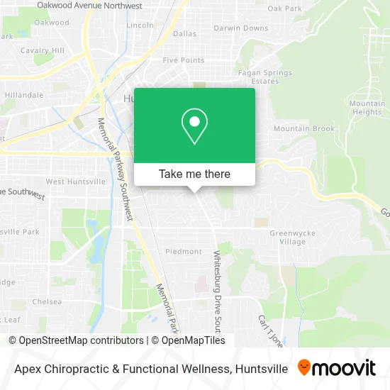 Apex Chiropractic & Functional Wellness map