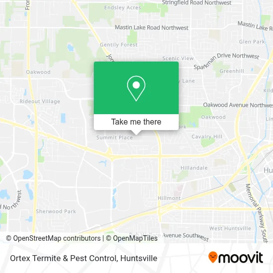 Ortex Termite & Pest Control map