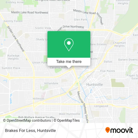 Brakes For Less map