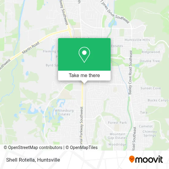 Shell Rotella map