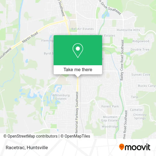 Racetrac map