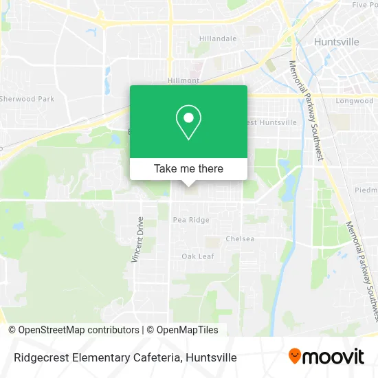 Ridgecrest Elementary Cafeteria map