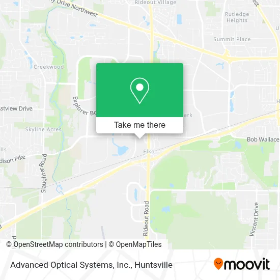 Advanced Optical Systems, Inc. map