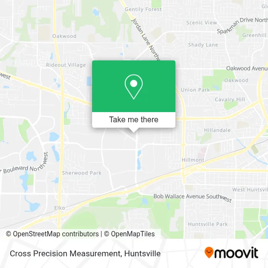 Cross Precision Measurement map