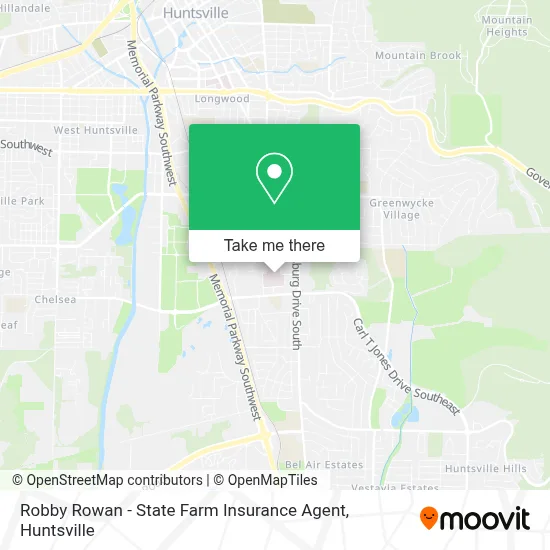 Robby Rowan - State Farm Insurance Agent map