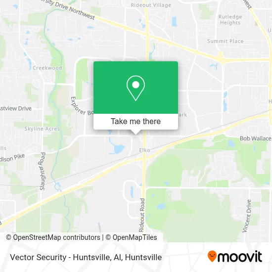 Vector Security - Huntsville, Al map