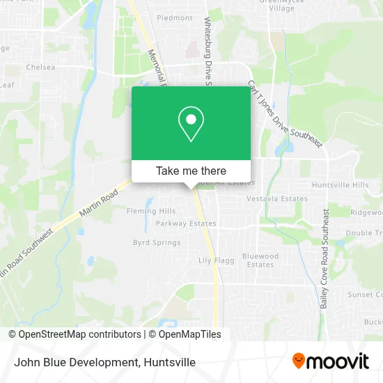 John Blue Development map