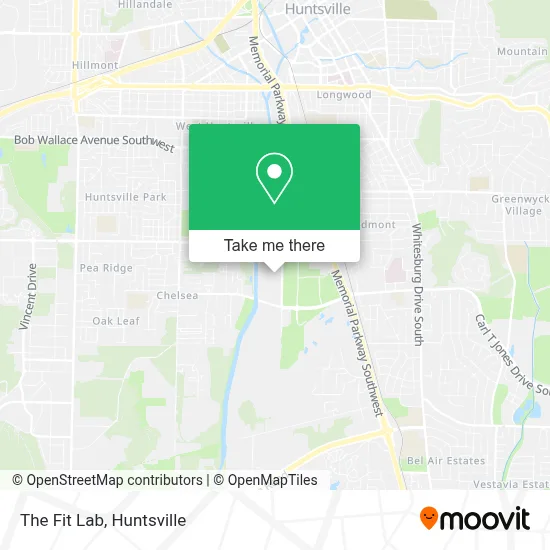 The Fit Lab map