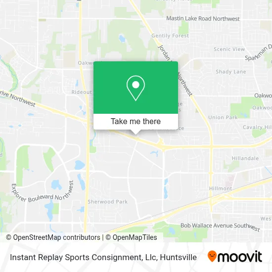 Instant Replay Sports Consignment, Llc map