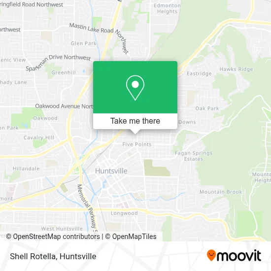 Shell Rotella map