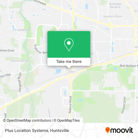 Plus Location Systems map