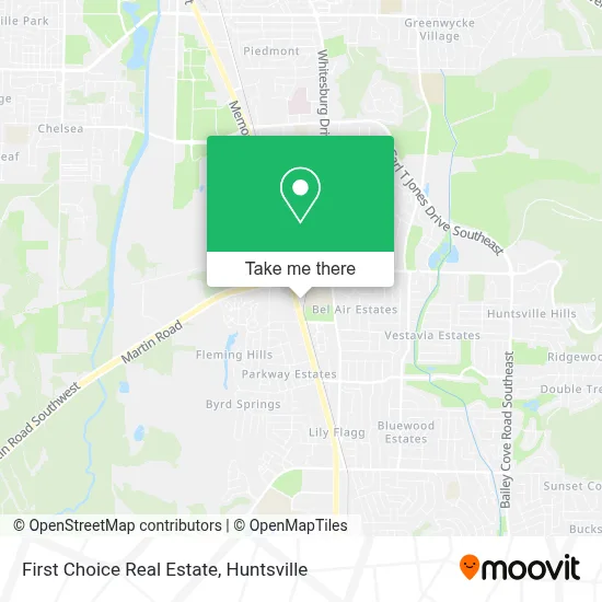 First Choice Real Estate map
