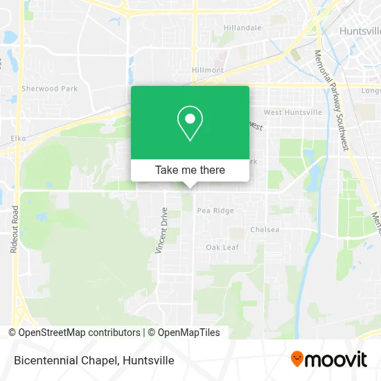 Bicentennial Chapel map