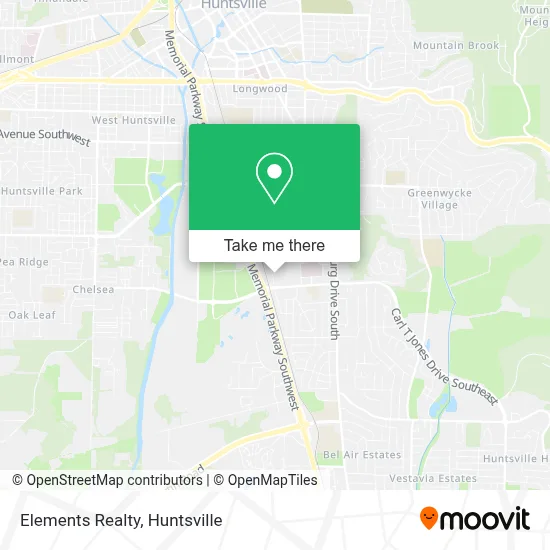 Elements Realty map