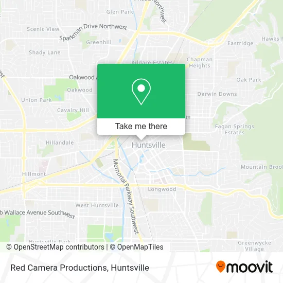 Red Camera Productions map