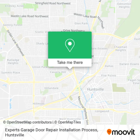 Experts Garage Door Repair Installation Process map