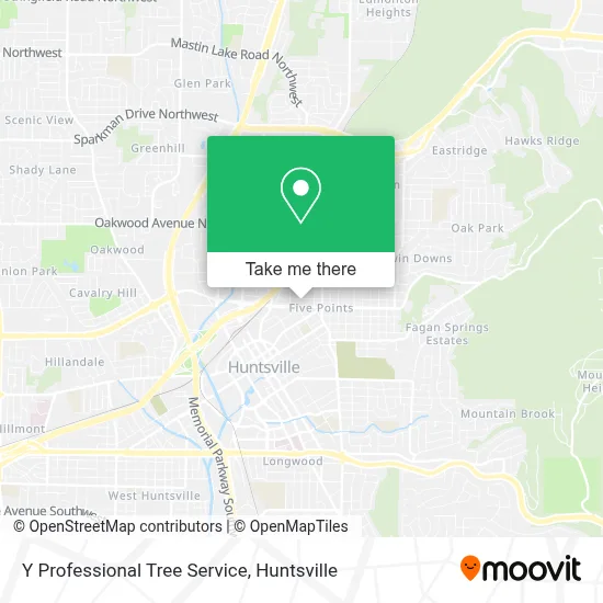 Y Professional Tree Service map