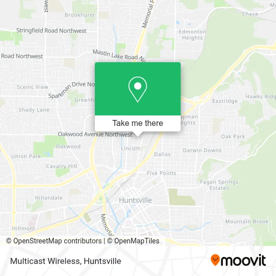 Multicast Wireless map