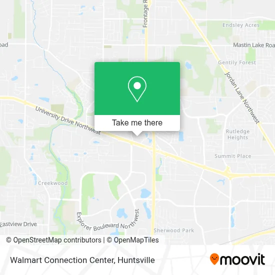 Walmart Connection Center map