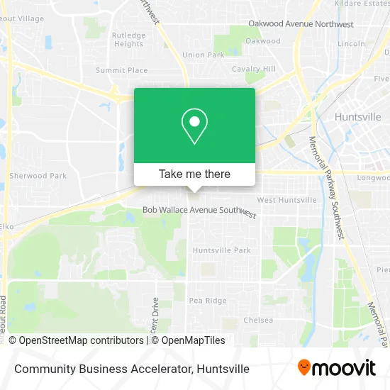 Community Business Accelerator map