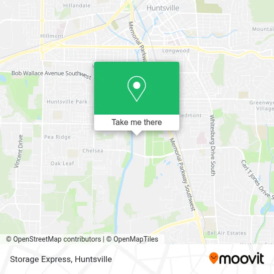 Storage Express map