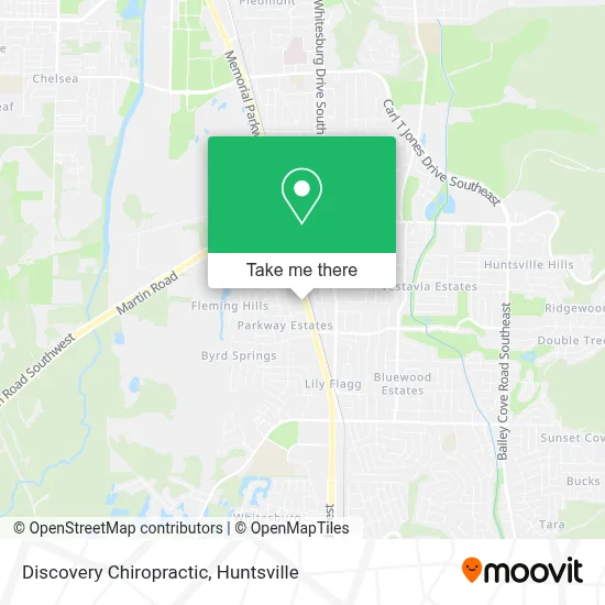Discovery Chiropractic map
