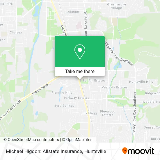 Michael Higdon: Allstate Insurance map