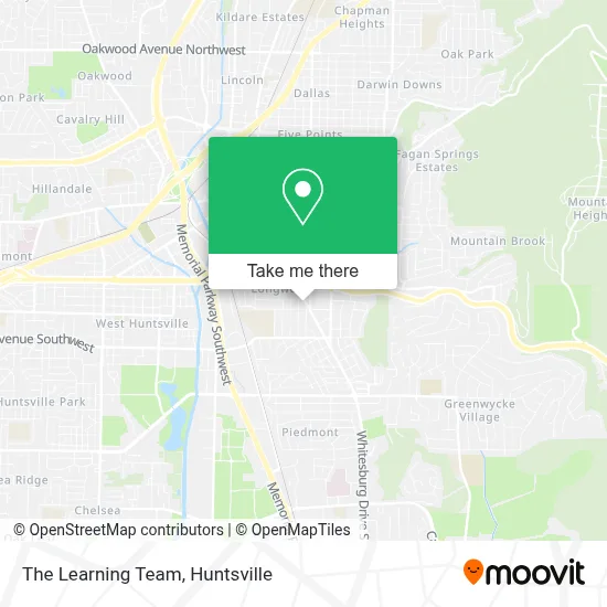 The Learning Team map