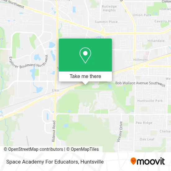 Space Academy For Educators map