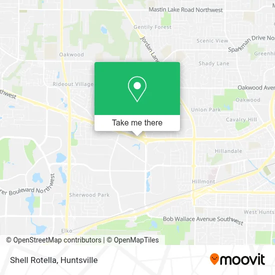 Shell Rotella map