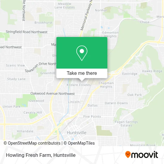 Howling Fresh Farm map