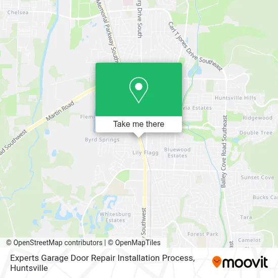 Experts Garage Door Repair Installation Process map