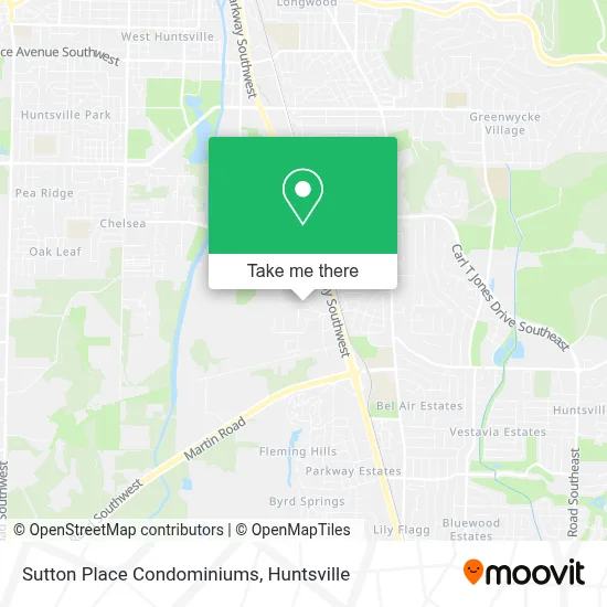 Sutton Place Condominiums map