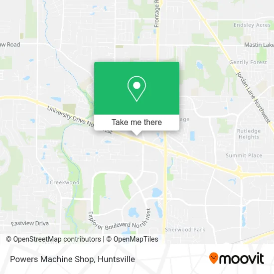 Powers Machine Shop map