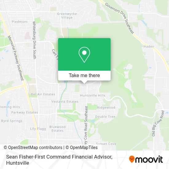 Sean Fisher-First Command Financial Advisor map