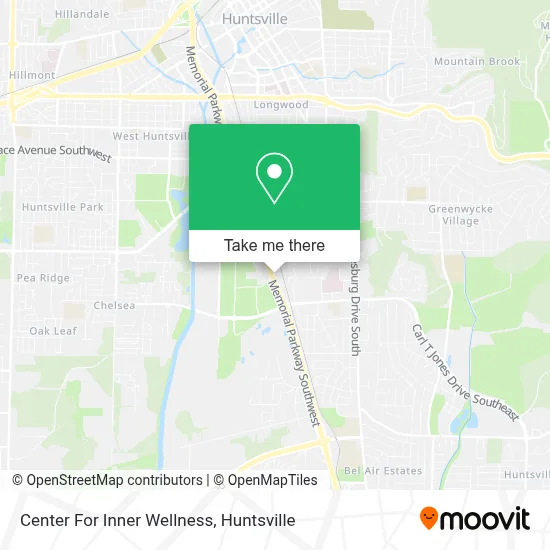 Center For Inner Wellness map