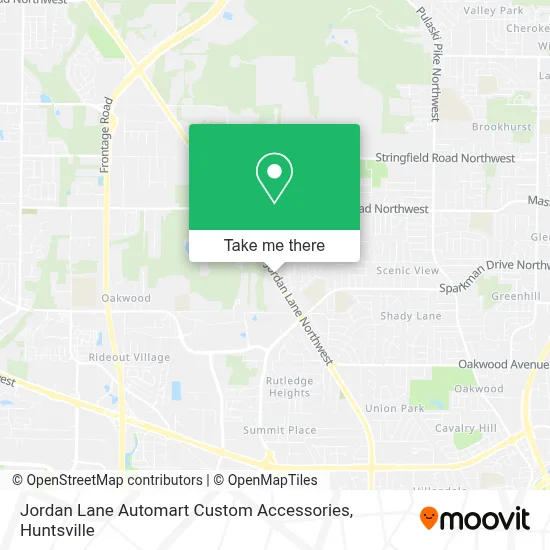 Jordan Lane Automart Custom Accessories map