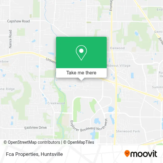 Fca Properties map