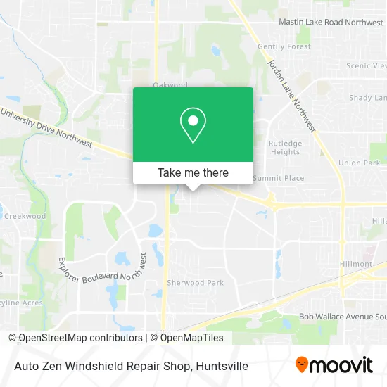 Auto Zen Windshield Repair Shop map