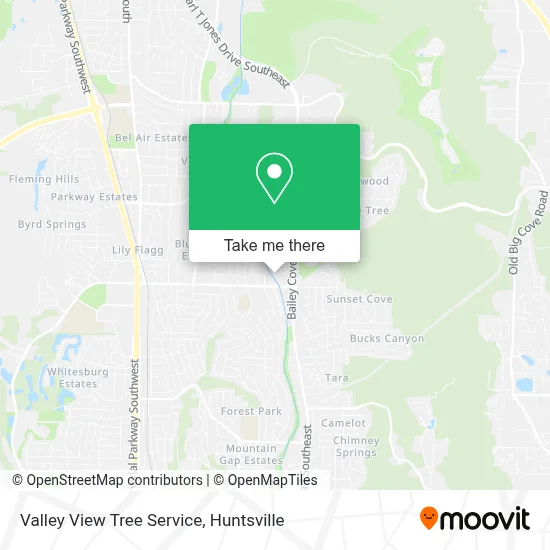 Valley View Tree Service map