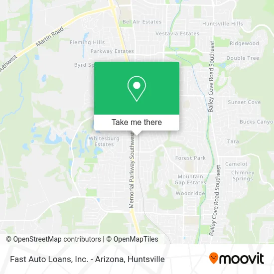 Fast Auto Loans, Inc. - Arizona map