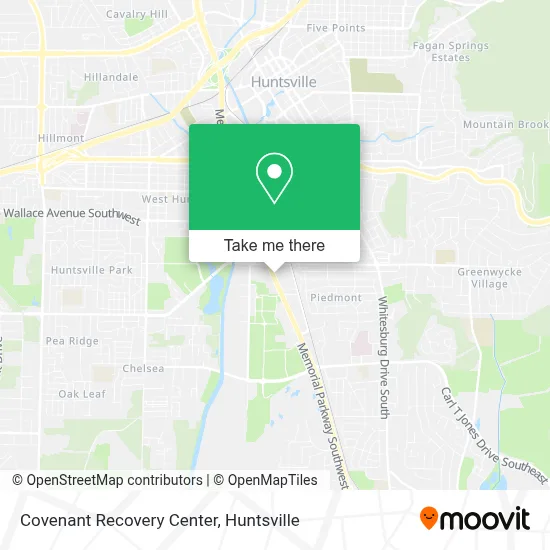 Covenant Recovery Center map
