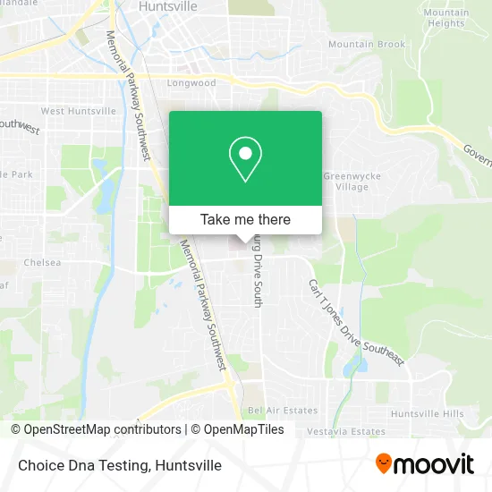 Choice Dna Testing map