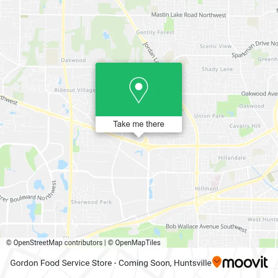 Gordon Food Service Store - Coming Soon map