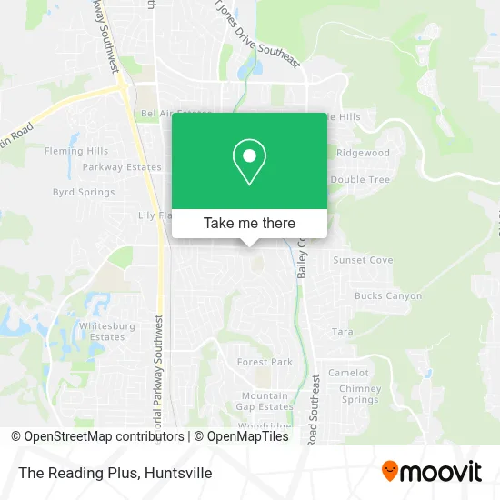 The Reading Plus map