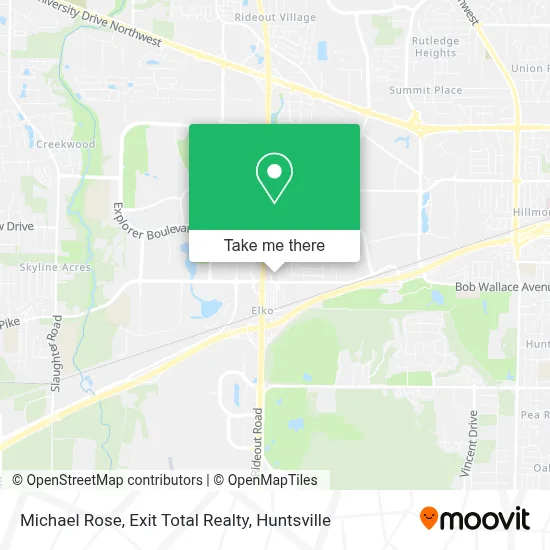 Michael Rose, Exit Total Realty map