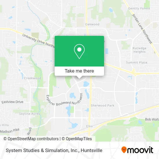 System Studies & Simulation, Inc. map