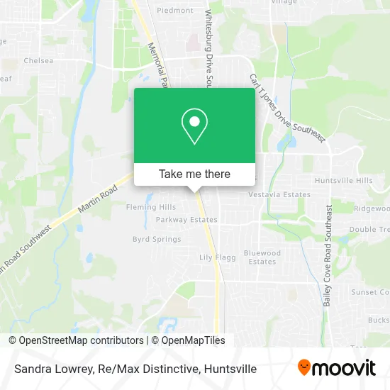 Sandra Lowrey, Re / Max Distinctive map