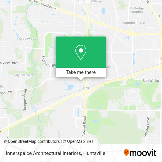 Innerspaice Architectural Interiors map
