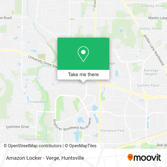 Amazon Locker - Verge map